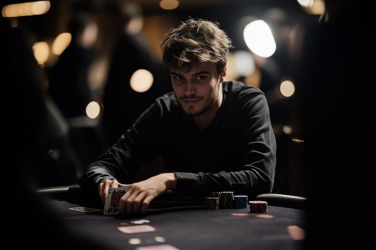 Interaksi real-time antara pemain dan dealer dalam sesi permainan live blackjack